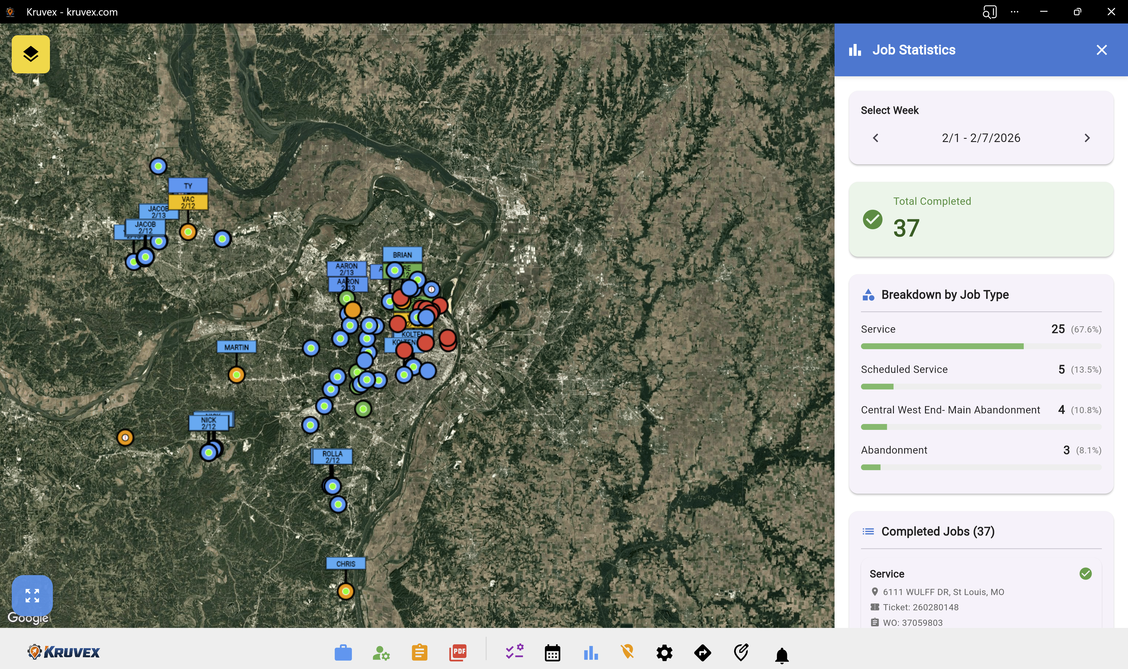 Crew Management View